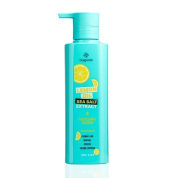 Шампунь для волосся Lemon Oil & Sea Salt Shampoo Bogenia 450мл 00037 фото