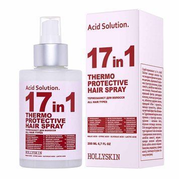Спрей-термозахист для волосся 17 in 1 HOLLYSKIN Acid Solution 200г 00098 фото