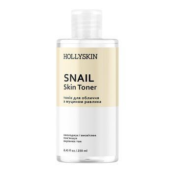 Тонік для обличчя HOLLYSKIN Snail Skin Toner 250мл 00059 фото